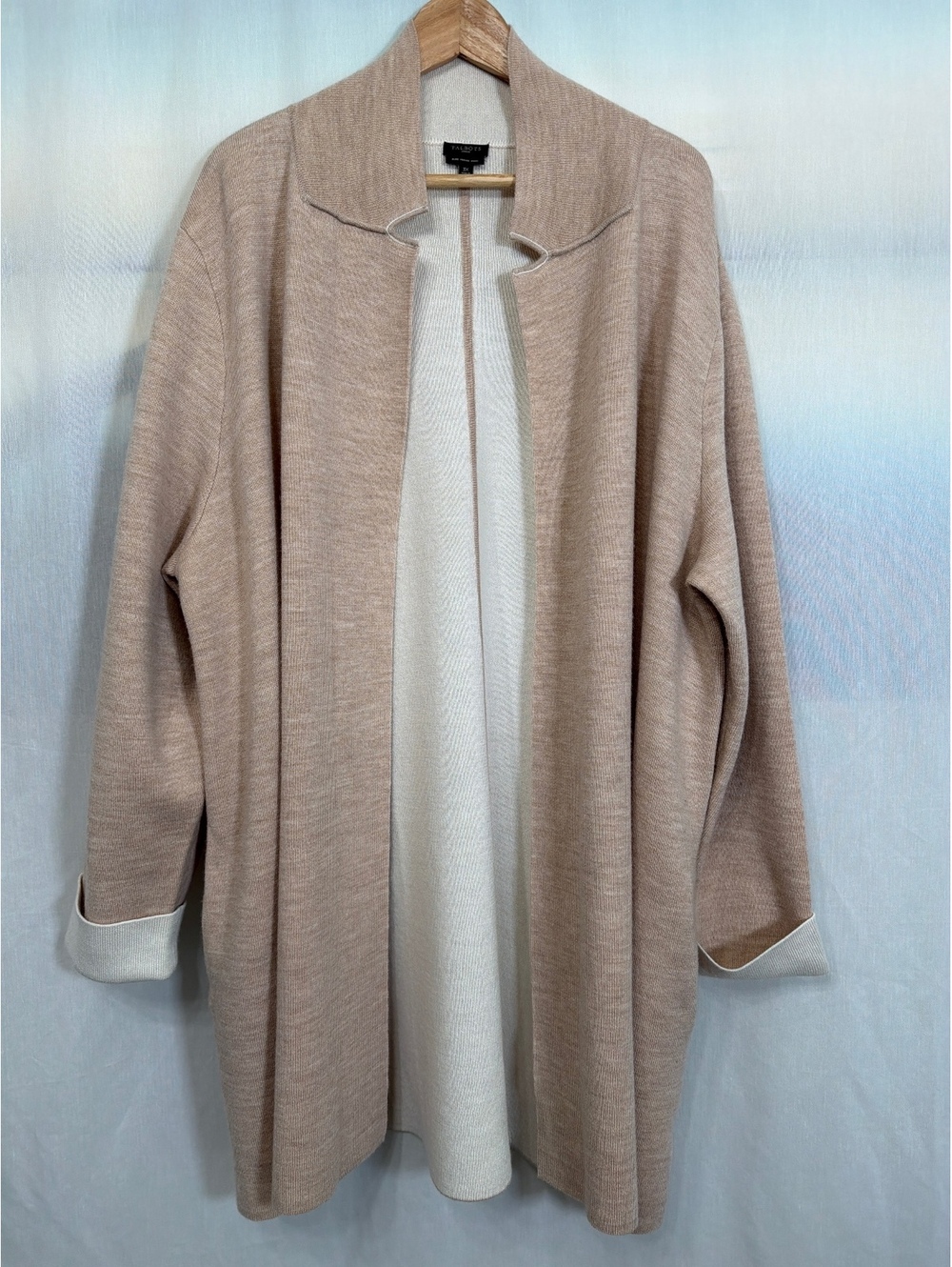 Talbots Merino Wool Open Front Cardigan Women's 3X